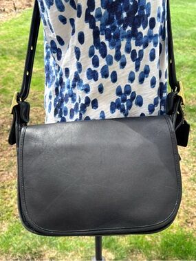 Vintage Black Coach Bag